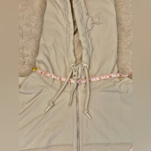Abercrombie & Fitch Cream Zip Up Hoodie Size S - Picture 14 of 14